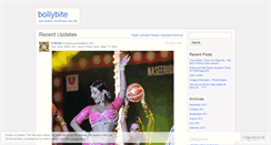 Desktop Screenshot of bollybite.wordpress.com