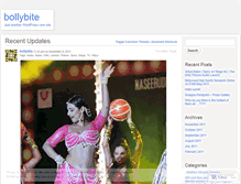 Tablet Screenshot of bollybite.wordpress.com