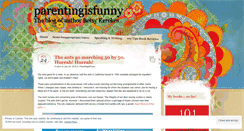 Desktop Screenshot of parentingisfunny.wordpress.com