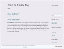Tablet Screenshot of iusearch.bancdebinaryfaq.wordpress.com