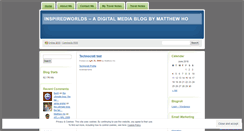 Desktop Screenshot of inspiredworlds.wordpress.com