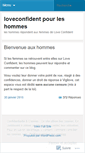 Mobile Screenshot of loveconfidenthomme.wordpress.com