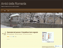 Tablet Screenshot of amicidellaromania.wordpress.com