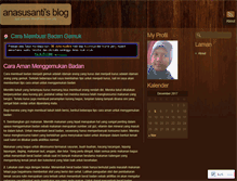 Tablet Screenshot of anasusanti.wordpress.com