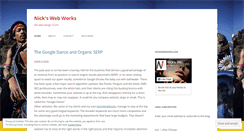 Desktop Screenshot of nicksharpela.wordpress.com