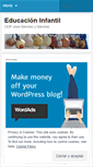 Mobile Screenshot of educacioninfantil.wordpress.com