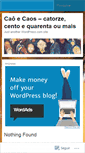 Mobile Screenshot of caoecaos.wordpress.com