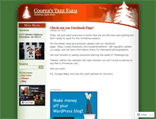Tablet Screenshot of cooperstreefarm.wordpress.com