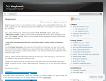 Tablet Screenshot of mysimplework.wordpress.com