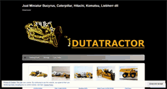 Desktop Screenshot of dutatractor.wordpress.com