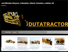 Tablet Screenshot of dutatractor.wordpress.com