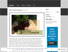 Tablet Screenshot of majodablog.wordpress.com