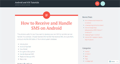 Desktop Screenshot of androidiostutorials.wordpress.com