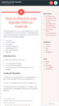 Mobile Screenshot of androidiostutorials.wordpress.com