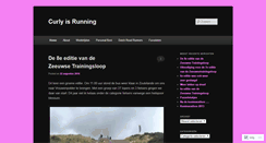 Desktop Screenshot of curlyisrunning.wordpress.com