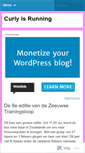 Mobile Screenshot of curlyisrunning.wordpress.com