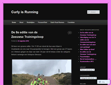 Tablet Screenshot of curlyisrunning.wordpress.com