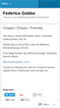Mobile Screenshot of federicogobbo.wordpress.com