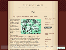 Tablet Screenshot of pennypalate.wordpress.com