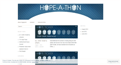 Desktop Screenshot of hopeathon.wordpress.com