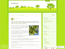 Tablet Screenshot of kingandco.wordpress.com