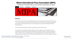 Desktop Screenshot of miamiinternationalpressassociation.wordpress.com