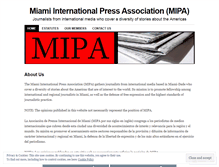 Tablet Screenshot of miamiinternationalpressassociation.wordpress.com