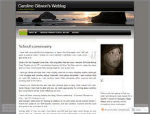 Tablet Screenshot of carolinegibson.wordpress.com