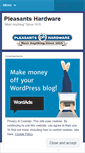 Mobile Screenshot of pleasantshardware.wordpress.com