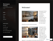 Tablet Screenshot of blazingstarpottery.wordpress.com