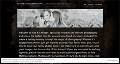 Desktop Screenshot of mattkatphoto.wordpress.com