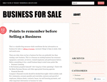 Tablet Screenshot of businessforsales1.wordpress.com