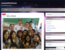 Tablet Screenshot of annawaitforitarenas.wordpress.com