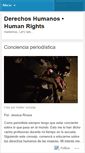 Mobile Screenshot of derechoshumanrights.wordpress.com