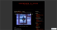 Desktop Screenshot of crimsonxsilk.wordpress.com