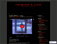 Tablet Screenshot of crimsonxsilk.wordpress.com