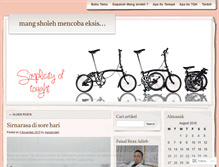 Tablet Screenshot of mangsholeh.wordpress.com