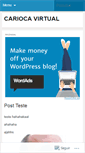 Mobile Screenshot of cariocavirtual.wordpress.com