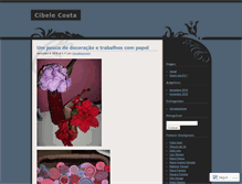 Tablet Screenshot of cibelecosta.wordpress.com