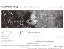 Tablet Screenshot of gabrielhdzc.wordpress.com