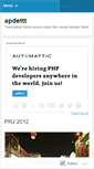 Mobile Screenshot of apdettt.wordpress.com