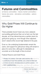 Mobile Screenshot of futuresandcommodities.wordpress.com