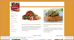 Desktop Screenshot of effortlesshealthyeating.wordpress.com