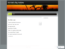 Tablet Screenshot of kitkatsbigholiday.wordpress.com
