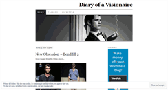 Desktop Screenshot of diaryofavisionaire.wordpress.com