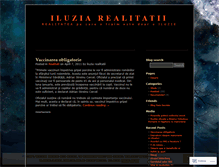 Tablet Screenshot of iluziarealitatii.wordpress.com