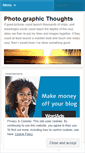 Mobile Screenshot of photographicthoughts.wordpress.com