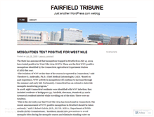 Tablet Screenshot of fairfieldtribune.wordpress.com