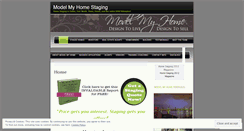 Desktop Screenshot of modelmyhome.wordpress.com