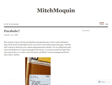 Tablet Screenshot of mitchmoquin.wordpress.com